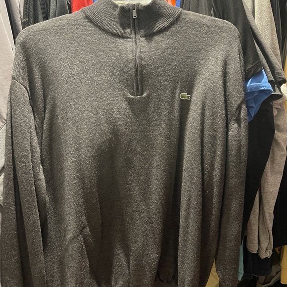 Lacoste 1/4 Zip Pull Over - Picture 1 of 3